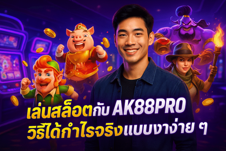 เล่นสล็อตกับ AK88PRO วิธีได้กำไรจริงแบบง่าย ๆ