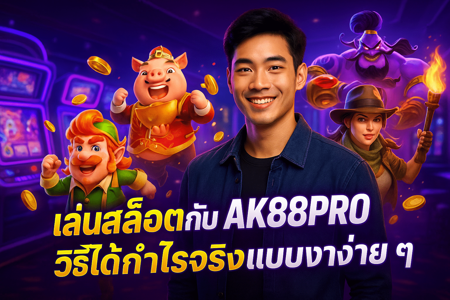 เล่นสล็อตกับ AK88PRO วิธีได้กำไรจริงแบบง่าย ๆ