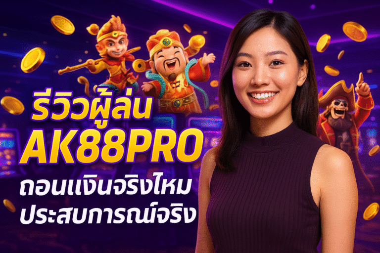 รีวิวผู้เล่น AK88PRO ‒ ถอนเงินจริงไหม ประสบการณ์จริง