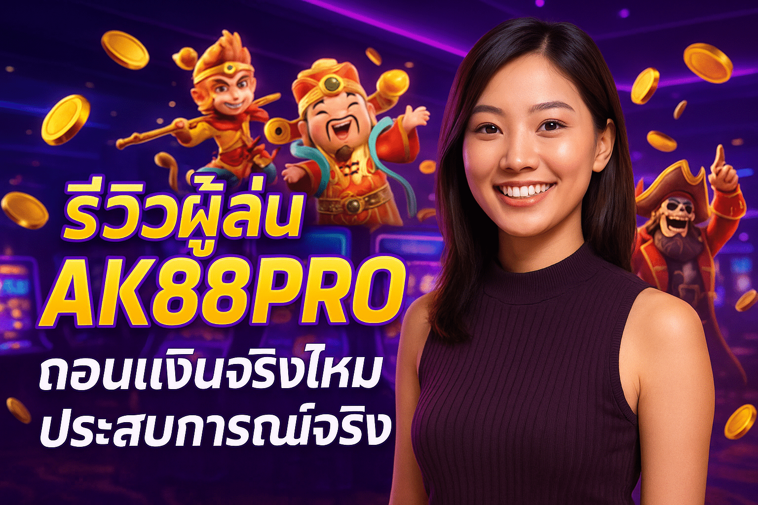 รีวิวผู้เล่น AK88PRO ‒ ถอนเงินจริงไหม ประสบการณ์จริง